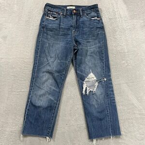 Madewell The Perfect‎ Summer Jean Women's 28 Distressed Frayed Y2K Ripped